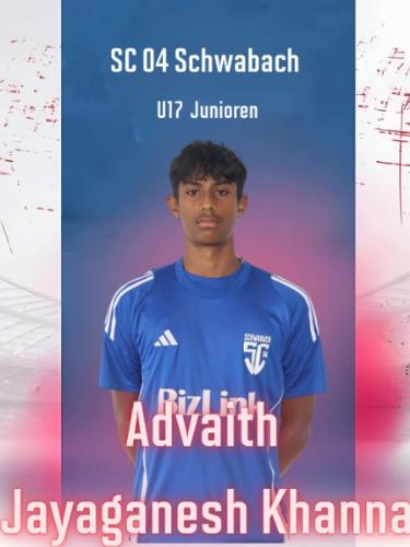 Advaith Jayaganesh Khanna